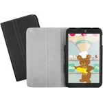 Sentio Case Book Cover for Turbo-X Coral II 8'' Black