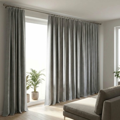 Brilltex Absolutně zatemňující závěs, 100% blackout PORTLAND 002, světle šedá, š.140cm (látka v metráži)