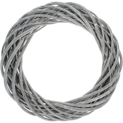 Morex Proutěný věnec 30 cm přírodní základ pro vaše dekorace šedá – Zboží Mobilmania