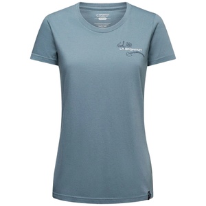 La Sportiva Climb Flower T-Shirt W Размер: S / Цвят: син