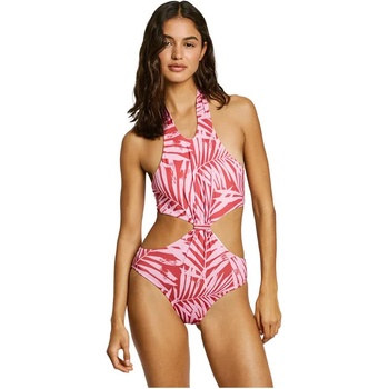 Pepe Jeans Бански костюм Pepe jeans Leaf Knot swimsuit - Pink (Red)