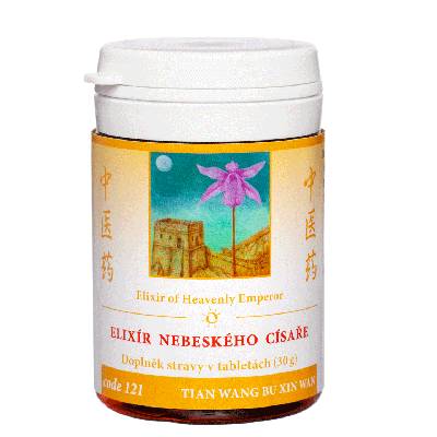 TCM Herbs Elixír nebeského císaře, 100 tbl TIAN WANG BU XIN WAN