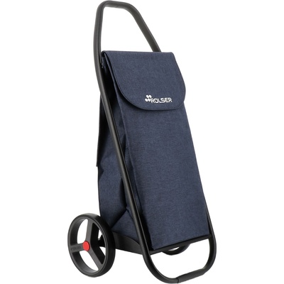 Rolser Количка за пазаруване Rolser Com 8 Tweed черна рамка морскосиня (COH013 1001)