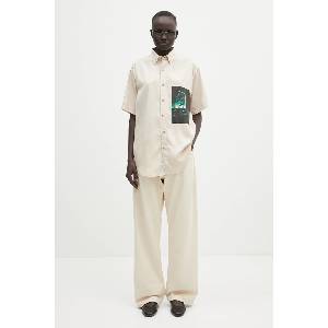 Aries Риза Motel Graphic Work Shirt (AR4011503)