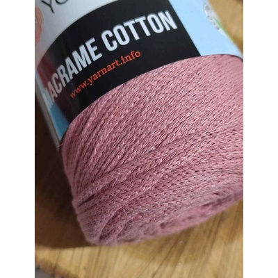 Pletací příze Macrame Cotton 250 g 792 starorůžová