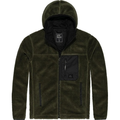 Vintage Industries Dustin Lined Sherpa olivová