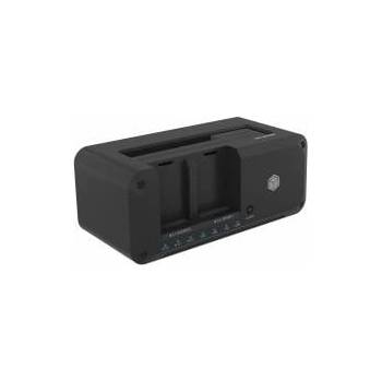 Image 1 of RaidSonic ICY BOX Storage Drive Docking Station Usb 3.2 Gen 2 (3.1 Gen 2) Type-C Black