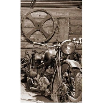 DIMEX ART s. r. o Флизелинов фототапет старинен гараж 150 x 250 см