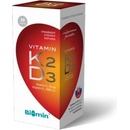 Doplnky stravy Biomin Vitamín K2 + Vitamín D3 60 kapsúl