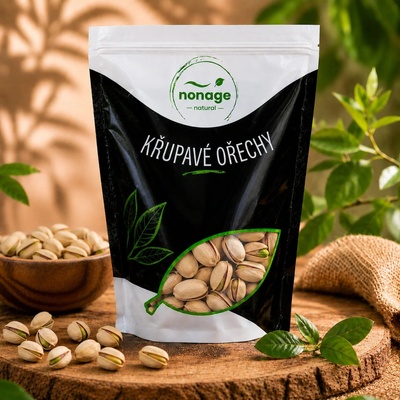 Pistácie pražené natural nesolené 750g.
