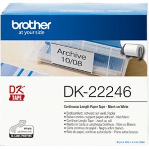 BROTHER ТИП QL - LENGHT FREE PAPER TAPE - 103mm x 30.48m - P№DK22246 (DK22246)