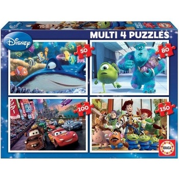 Image 1 of Educa - Детски пъзел Disney Pixar 4 броя 15615