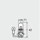 Osram H3 PK22s 12V 55W