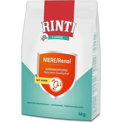 Rinti Canine Kidney/Renal Chicken s kuracím mäsom 4 kg