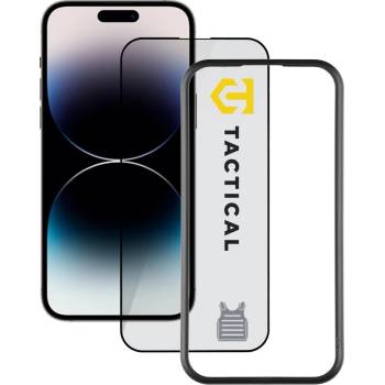 Tactical Impact Armour 5D Glass - калено стъклено защитно покритие за дисплея на iPhone 14 Pro Max (прозрачен-черен)