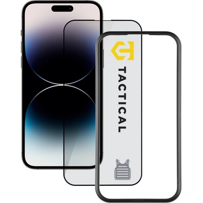 Tactical Impact Armour 5D Glass - калено стъклено защитно покритие за дисплея на iPhone 14 Pro Max (прозрачен-черен)