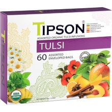 Tipson BIO bylinné čaje TULSI indická bazalka s příchutěmi 60 porcí