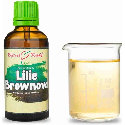 Bylinné kapky Pavlovy Lilie Brownova TCM tinktura 50 ml