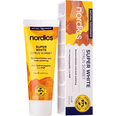 Nordics Био паста за зъби Super White, 75 ml