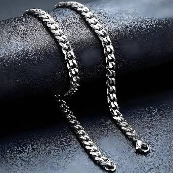 HARAHU Мъжка верижка ma-34276 - Сребърна kp34276 (ma-34276)