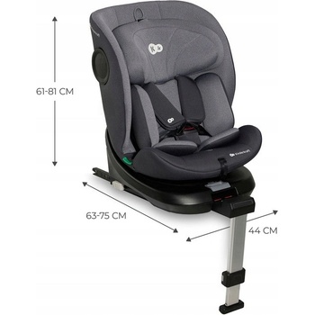 Kinderkraft I-360 i-Size 2023 grey