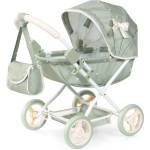 Bayer Design Количка за кукли Bayer - Cosy, с чанта, одеяло и възглавница, зелена (12728AA) - ozone
