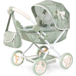 Bayer Design Количка за кукли Bayer - Cosy, с чанта, одеяло и възглавница, зелена (12728AA) - ozone