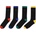 Giorgio Мъжки чорапи Giorgio 4 Pack HlToe Socks Mens - Multi