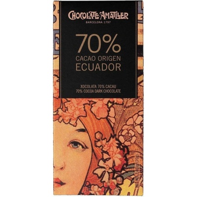 Chocolate Amatller 70% Ekvádor, 70 g