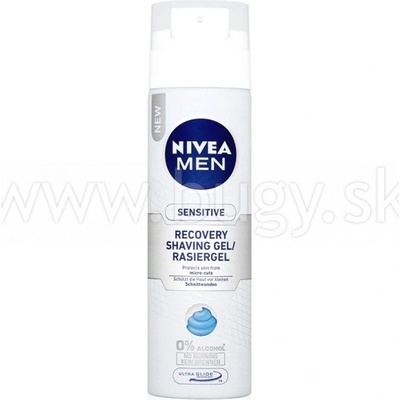 Nivea Men Sensitive Recovery gél na holenie 200 ml