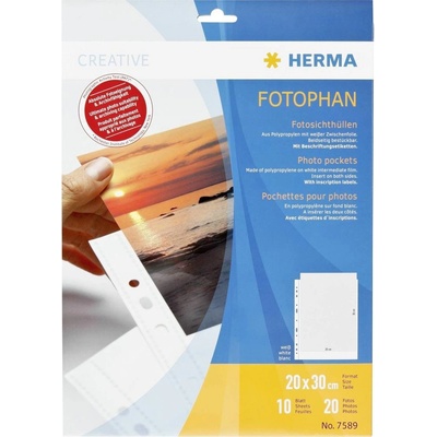 Herma fotophan 20x30 10 listov biela 7589