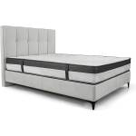 Мебели КАМБО Тапицирано легло Boxspring светлосиво Ida B1 Aria 13 K1 Black