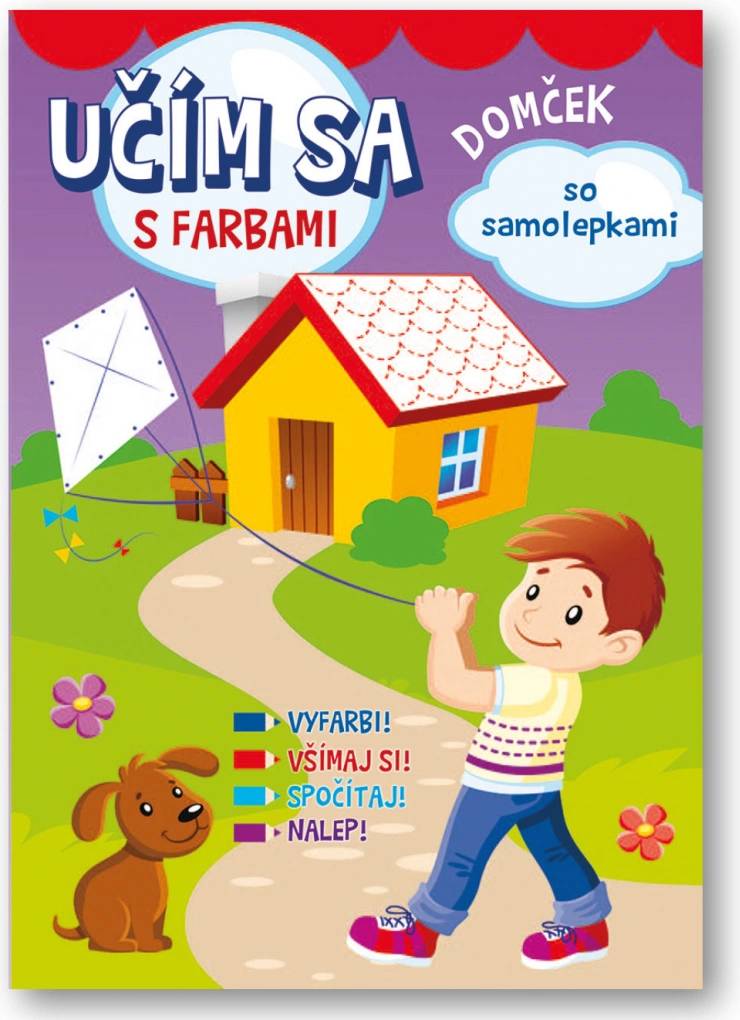 Domček so samolepkami