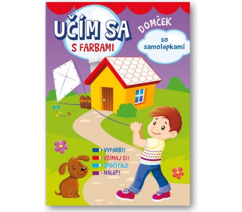 Domček so samolepkami