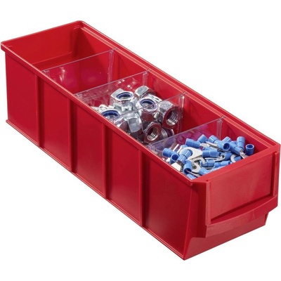 Allit 456521 skladový box 91 x 300 x 81 cm červená 1 ks