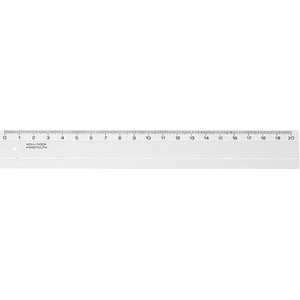 KOH-I-NOOR Пластмасова линийка, 20 см, koh-i-noor 074255100000 (074255100000)