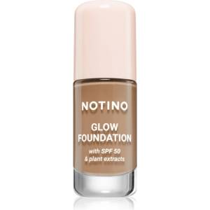 Notino Glow Foundation With SPF 50 & Plant Extracts озаряващ фон дьо тен SPF 50 01 Medium Deep Neutral 30ml