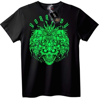 NOONEBRAND Тениска Ненаситен череп - XL, Black