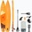 HAJDU Дъска SUP AQUASTIC Touring 12'6" оранжев