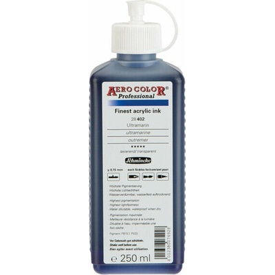Schmincke Aero color professional akrylový atrament 250 ml 402 ultramarín