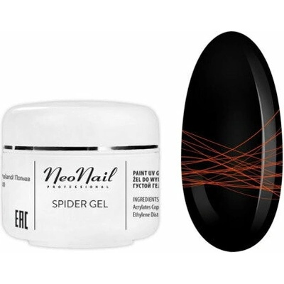 NeoNail Spider Led Uv gel neonově oranžový 5ml