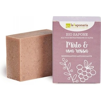 laSaponaria tuhé olivové mydlo myrta a červené hrozno 100 g