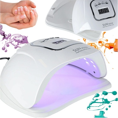 KIK KX2979 Duální UV/LED lampa na nehty SUN X5 150 W MAX s LCD displejem – Zbozi.Blesk.cz