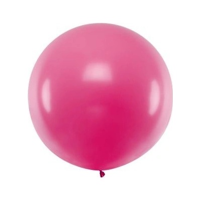 Okrúhly balón 1m pastel Fuchsia