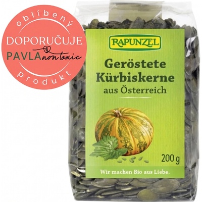 Rapunzel Dýňová semínka pražená BIO semínka 200 g