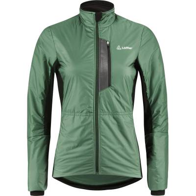 Löffler Дамско термо яке за колоездене Löffler Women's Bike Iso-Jacket PL60 Cycling jacket - Pine - размер 40 (EU) (151-0786-0214)