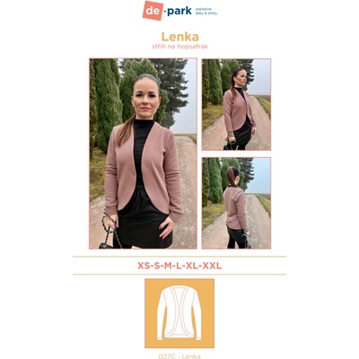 de-park Papírový střih - Lenka vel.XS-XXL – Zboží Dáma