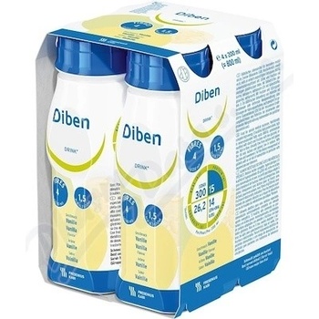 DIBEN DRINK VANILKA POR SOL 4X200ML