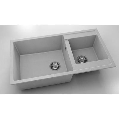 FAT Мивка Vanguard 234, Fat Granite, 1005 Светлосив, с включен сифон