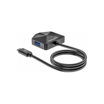Manhattan 4-Port USB Hub USB-C Plug 2xUSB-C 2xUSB-A Port